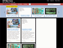 Tablet Screenshot of diymancave.com